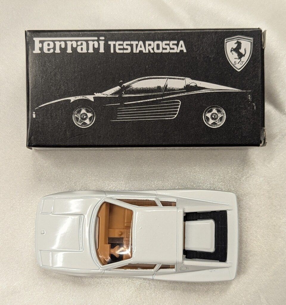 91-2-2ガリバー特注トミカ　フェラーリテスタロッサ ミニカーショップ ケンボックス トミカ特注（日本製）☆91-2-2