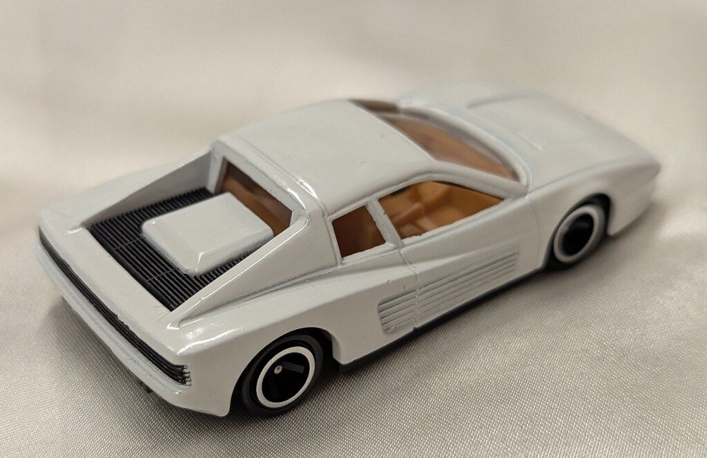 トミー トミカ/ガリバー特注 フェラーリテスタロッサ 白色ボディ 91-2