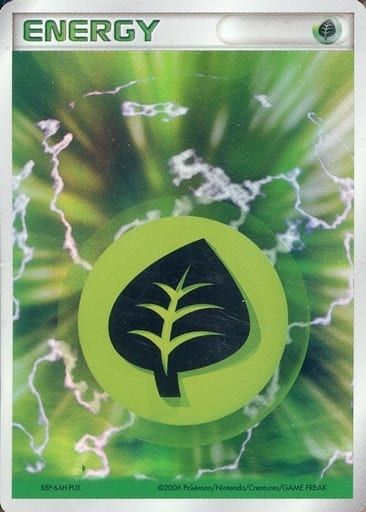基本くさエネルギー[ホロンの幻影] R8P-6AH-PUX 傷有り ポケモンカード