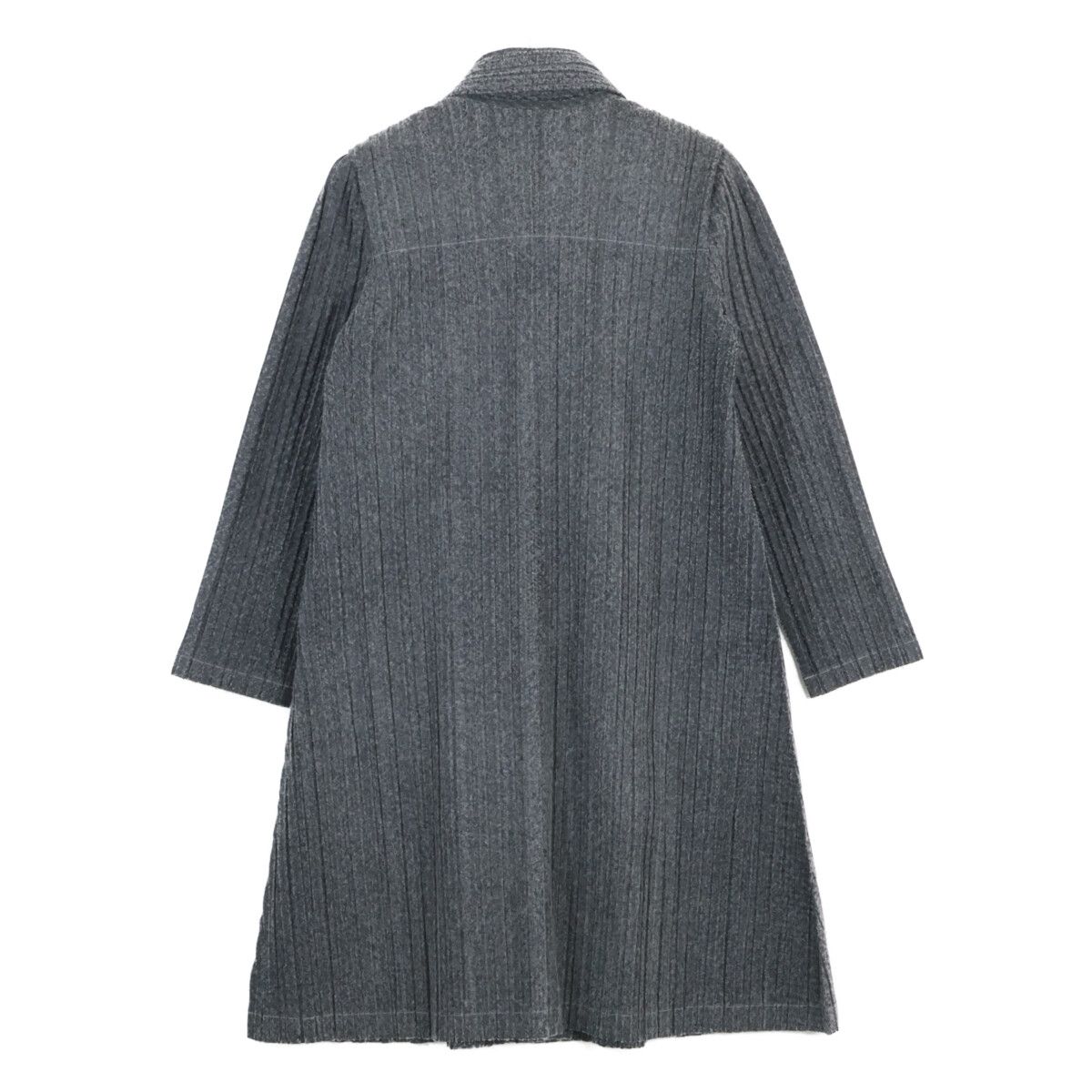 PLEATS PLEASE プリーツプリーズ PP13-JA642 ｸﾞﾚｰ ﾌﾟﾘｰﾂﾛﾝｸﾞｺｰﾄ 2