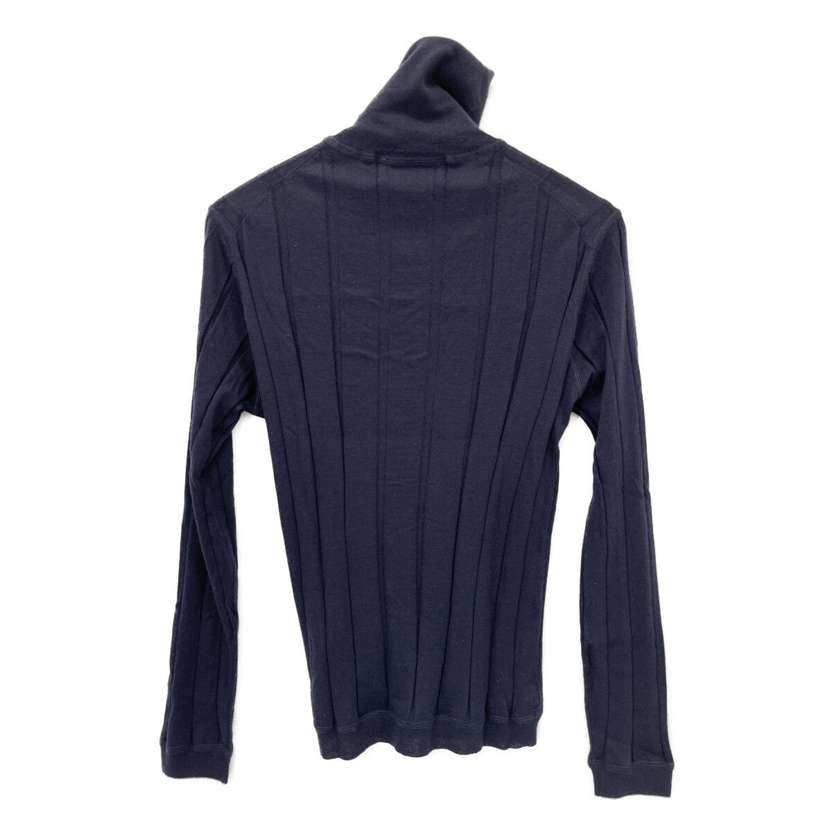 BRUNELLO CUCINELLI ブルネロクチネリ ﾈｲﾋﾞｰ ｶｼﾐﾔ×ｼﾙｸ ﾀｰﾄﾙﾈｯｸ ﾛﾝｸﾞ