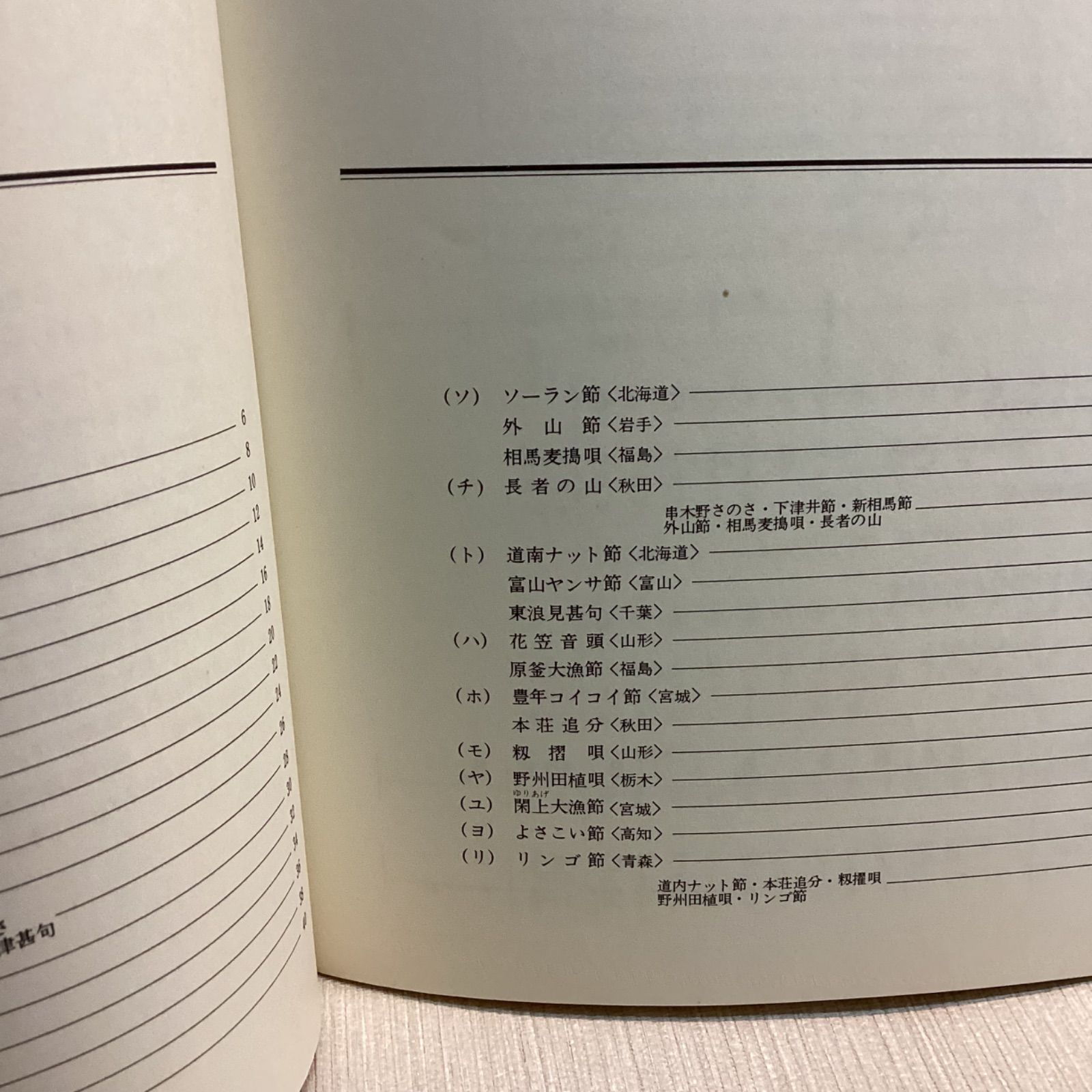 本條秀太郎民謡集 全10冊セット 三味線、尺八、鳴物譜付き ドレミ楽譜