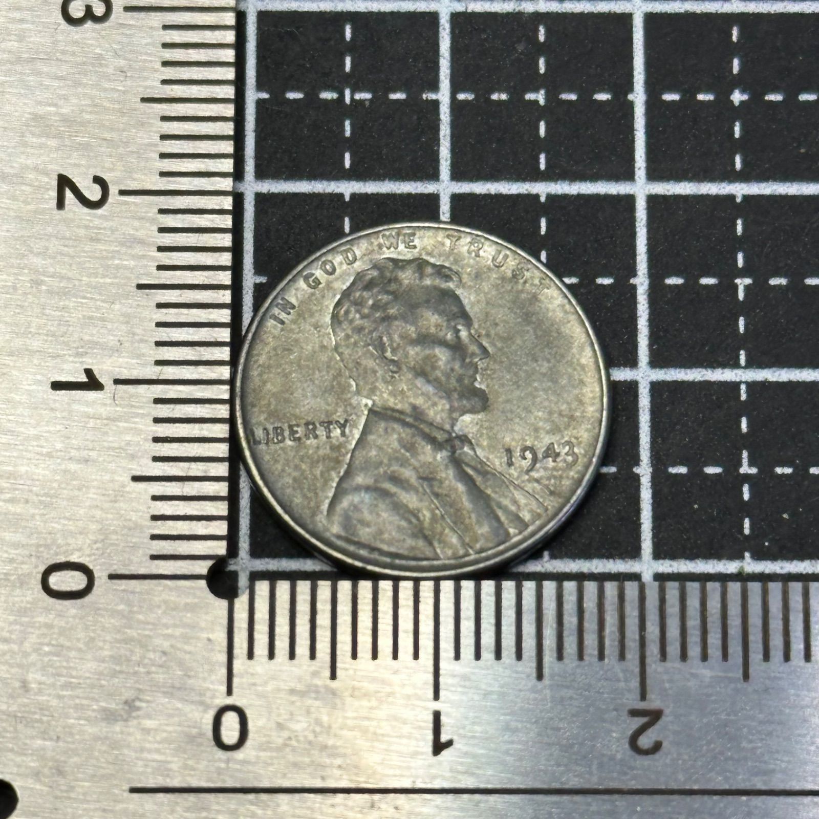 鋼鉄貨】1943年 アメリカ 1セント スチール・ペニー 戦時緊急発行