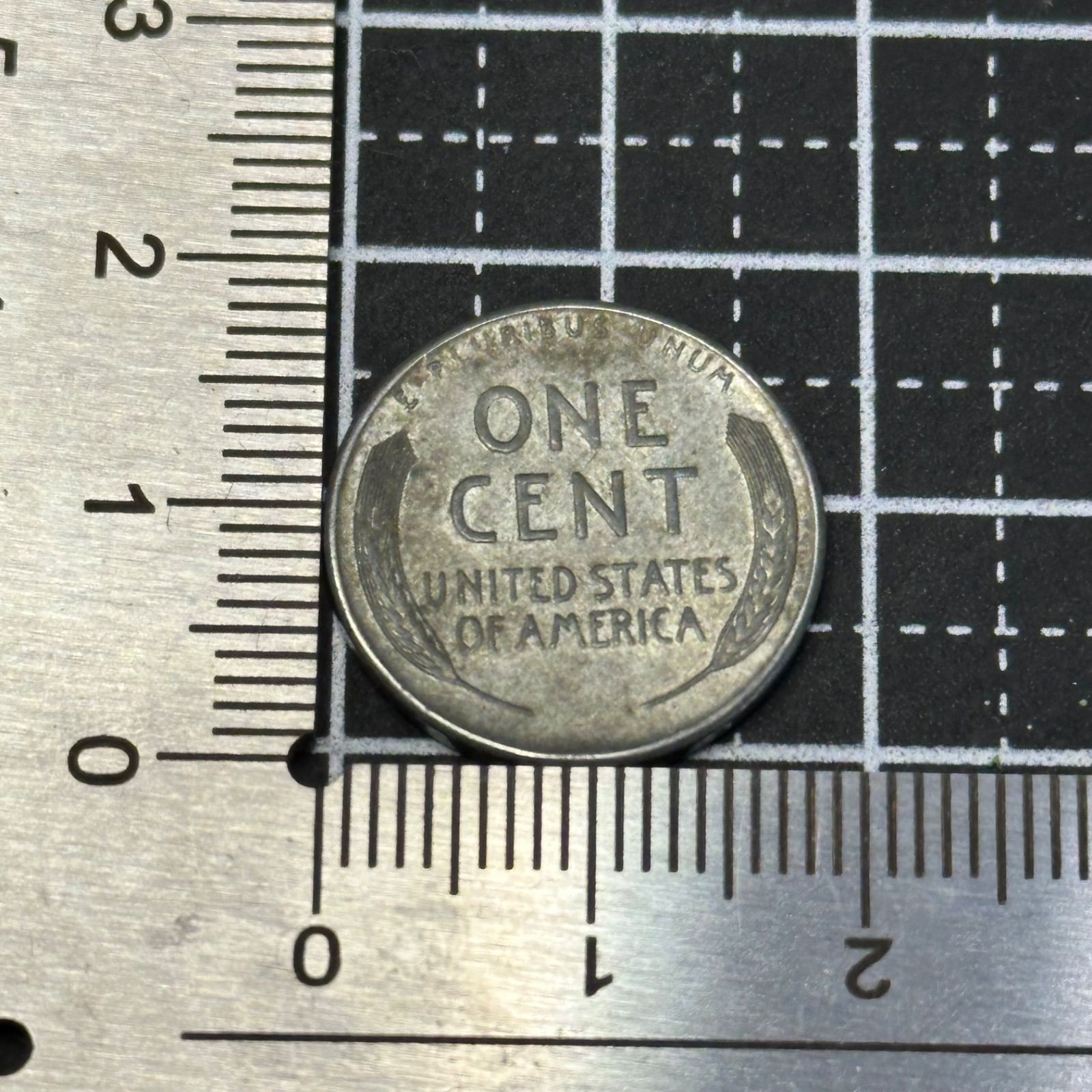 鋼鉄貨】1943年 アメリカ 1セント スチール・ペニー 戦時緊急発行