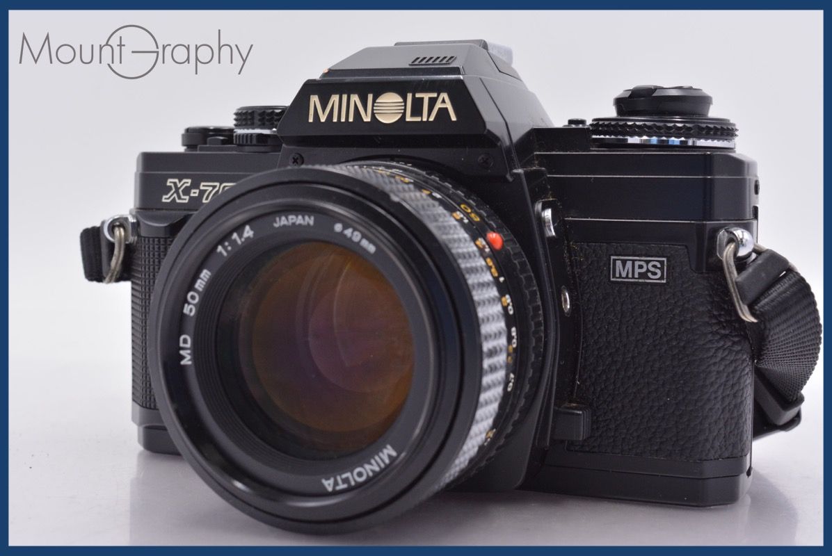 ミノルタ MINOLTA X-700 MPS + MINOLTA MD 50mm F1.4 ☆完動☆同梱無料