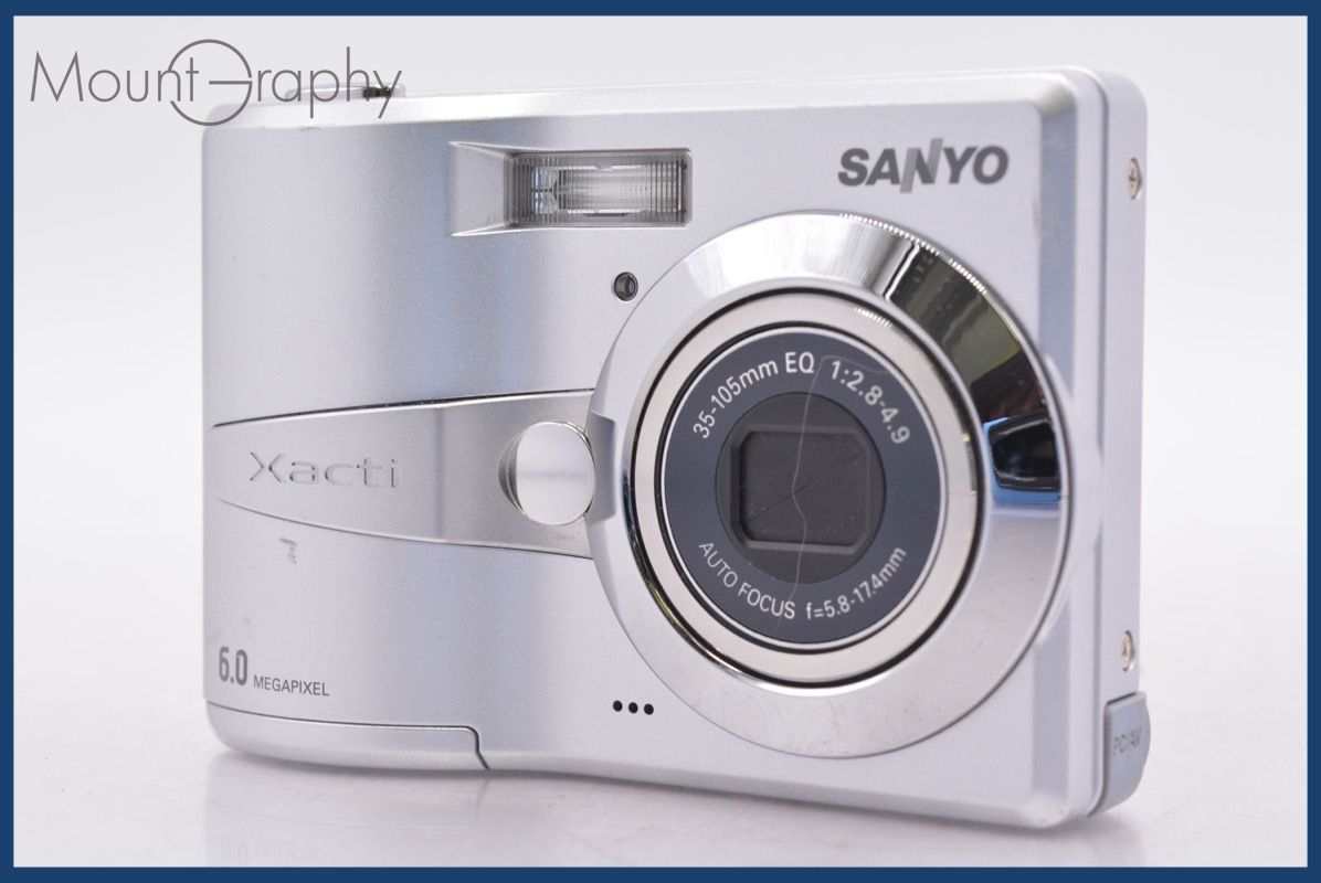 ☆極上美品☆ サンヨー Sanyo Xacti S60 3x 単三電池仕様 ☆完動☆同梱