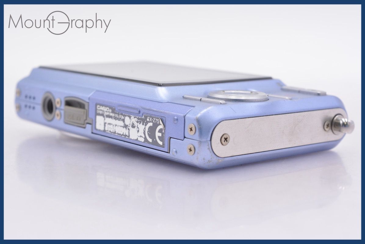 CASIO EXILIM EX-Z75 バッテリー・充電器付 爽やかなブルー！ ☆良品☆ カシオ CASIO EXILIM EX-Z75 3x バッテリー、充電器付属 同梱