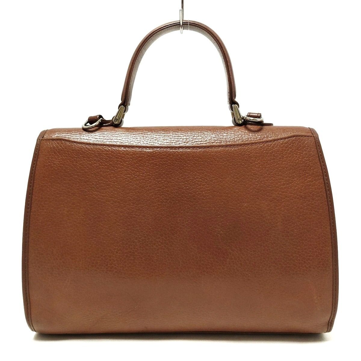 Burberry's(バーバリーズ) ハンドバッグ - ブラウン レザー - メルカリ