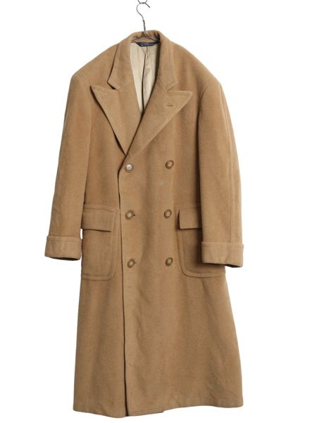 80年代 ポロ ラルフローレン チェスターコート キャメル ヴィンテージ 【87 80s USA製 ☆ ポロ ラルフローレン ポロコート メンズ L ヴィンテージ