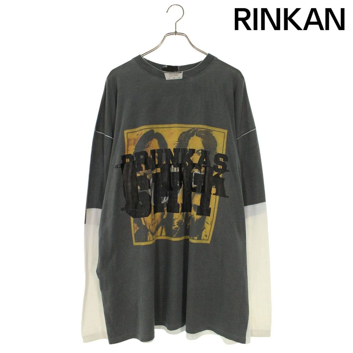 ヴェトモン 18AW UAH19TR326 FUCK TEE 転写プリントオーバーサイズ長袖