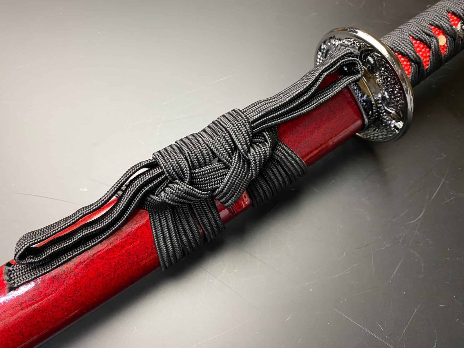 V.ROAD 模造刀 真田幸村 大刀 赤梨子の特別仕様 六文銭シール付き