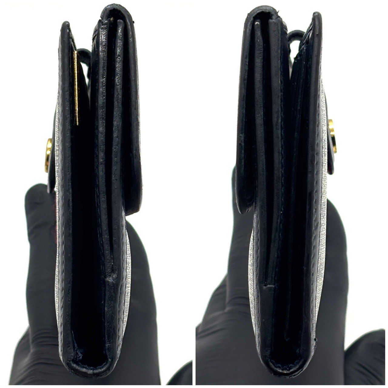 静かに映える大人GUCCI】 GUCCI 二つ折り財布 インターロッキング