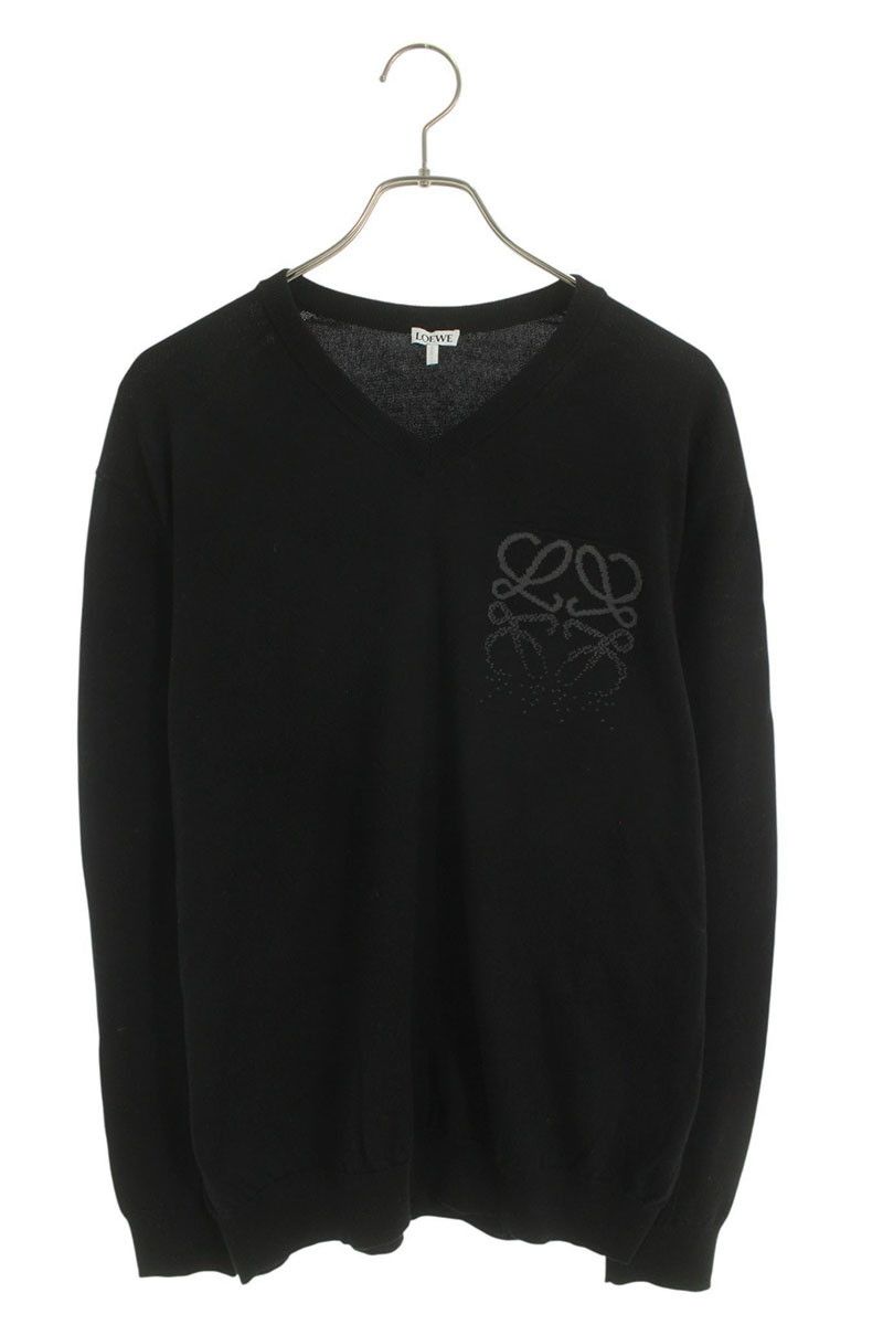 ロエベ サイズ:XS  H526Y14KIS カシミア混アナグラムクルーネックニット 中古 SS13 ロエベ H526Y14KIS カシミア混アナグラムクルーネックニット メンズ XS