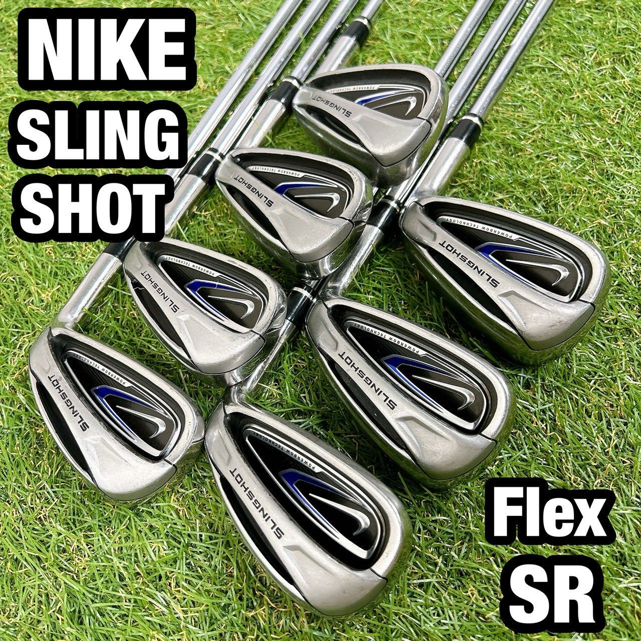 ナイキ スリングショット ゴルフ アイアンセット メンズ 初心者 7本 SR