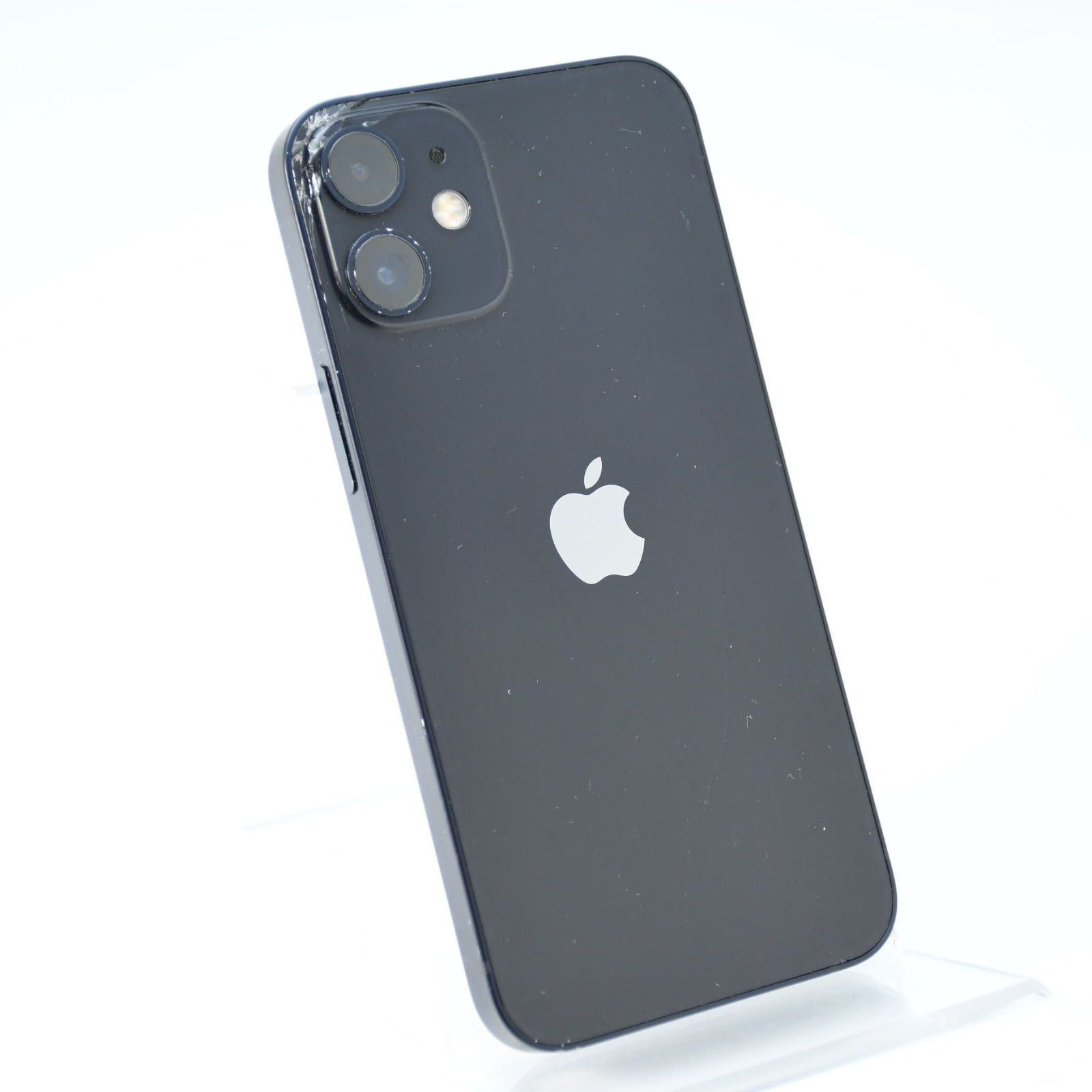 【ジャンク】iPhone 12 mini ブラック 256GB SIMフリー ジャンク＊液晶美品＊動作可】SIMフリー iPhone12 mini 256GB ブラック