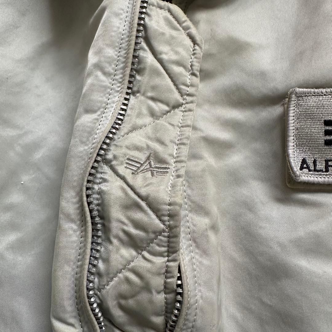 90s コレクション ALPHA INDUSTRIES（XL）USA＊シルバー＊MA-1