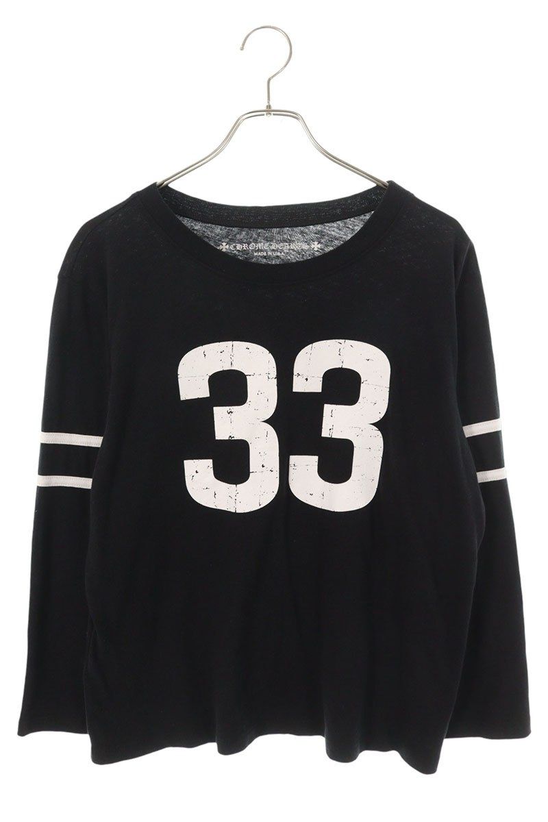 クロムハーツ ROLLER SKATE HORSESHOUE L S TEE ナンバリングプリント