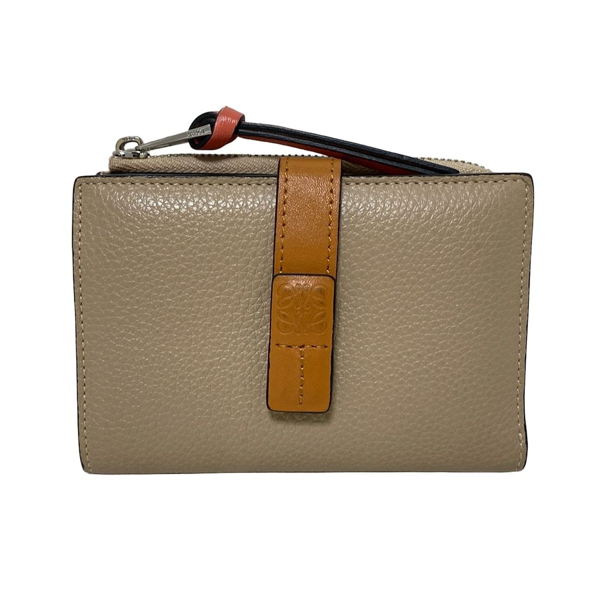LOEWE(ロエベ) 2つ折り財布 スリム ジップ バイフォールド ウォレット