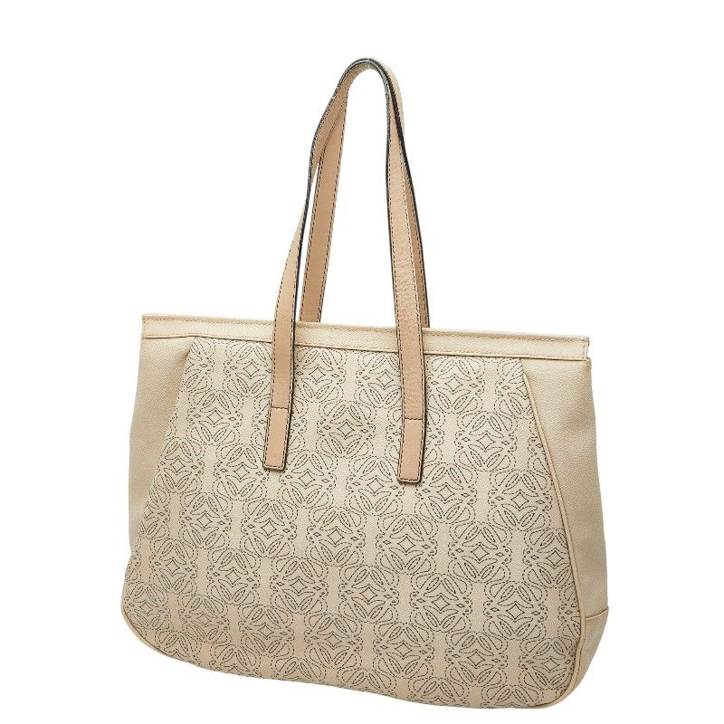 ☆LOEWE☆ロエベ☆スエード☆ベージュ☆アナグラム☆トレー【送料込み】 LOEWE（ロエベ） アナグラム 斜め掛け ショルダーバッグ ベージュ