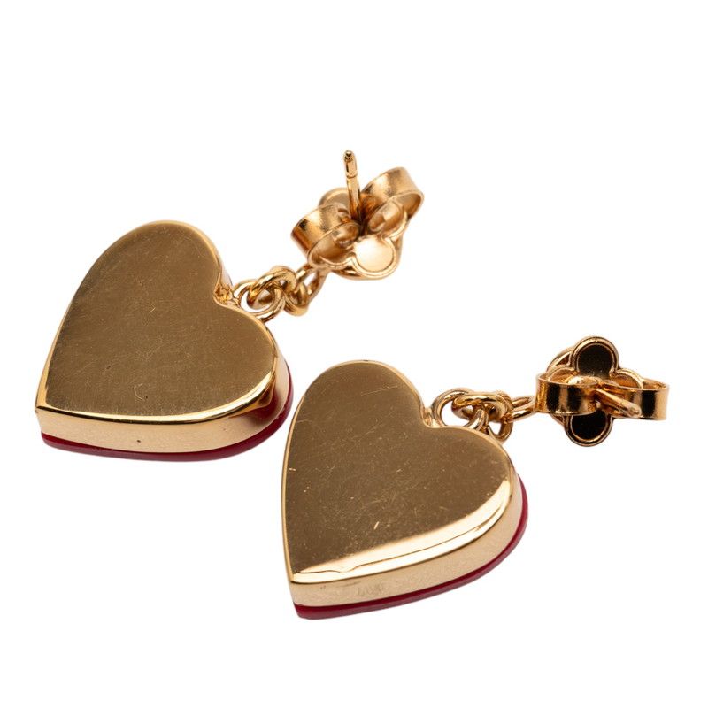 ルイヴィトン ブックルドレイユ ロックミー ハートピアス 赤　片方 ルイヴィトン ブックルドレイユ ロックミー ハートピアス 赤 片方