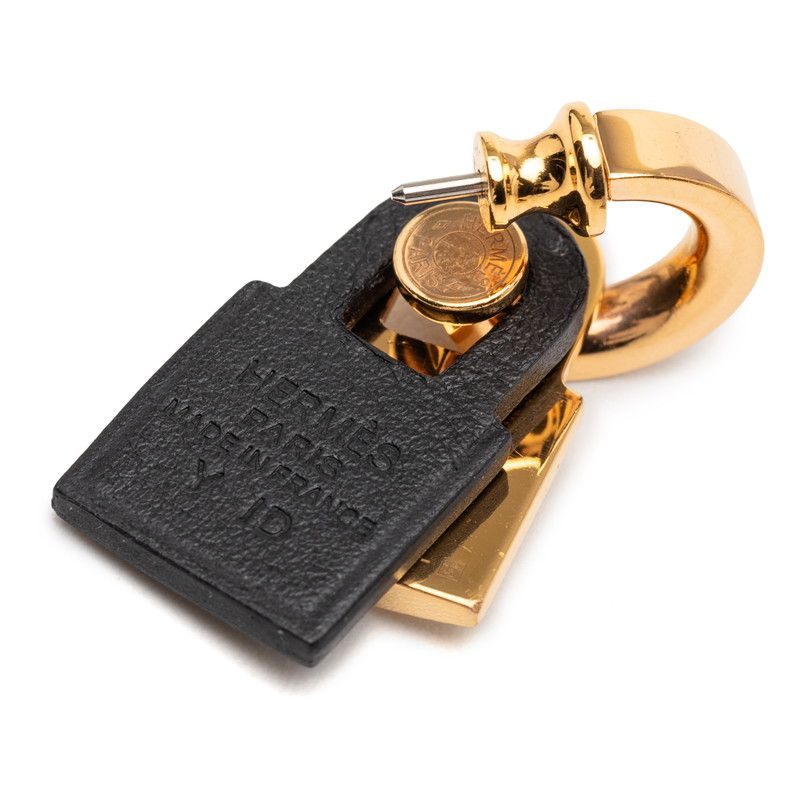 エルメス オーケリー フープピアス ゴールド ブラック メッキ スイフト