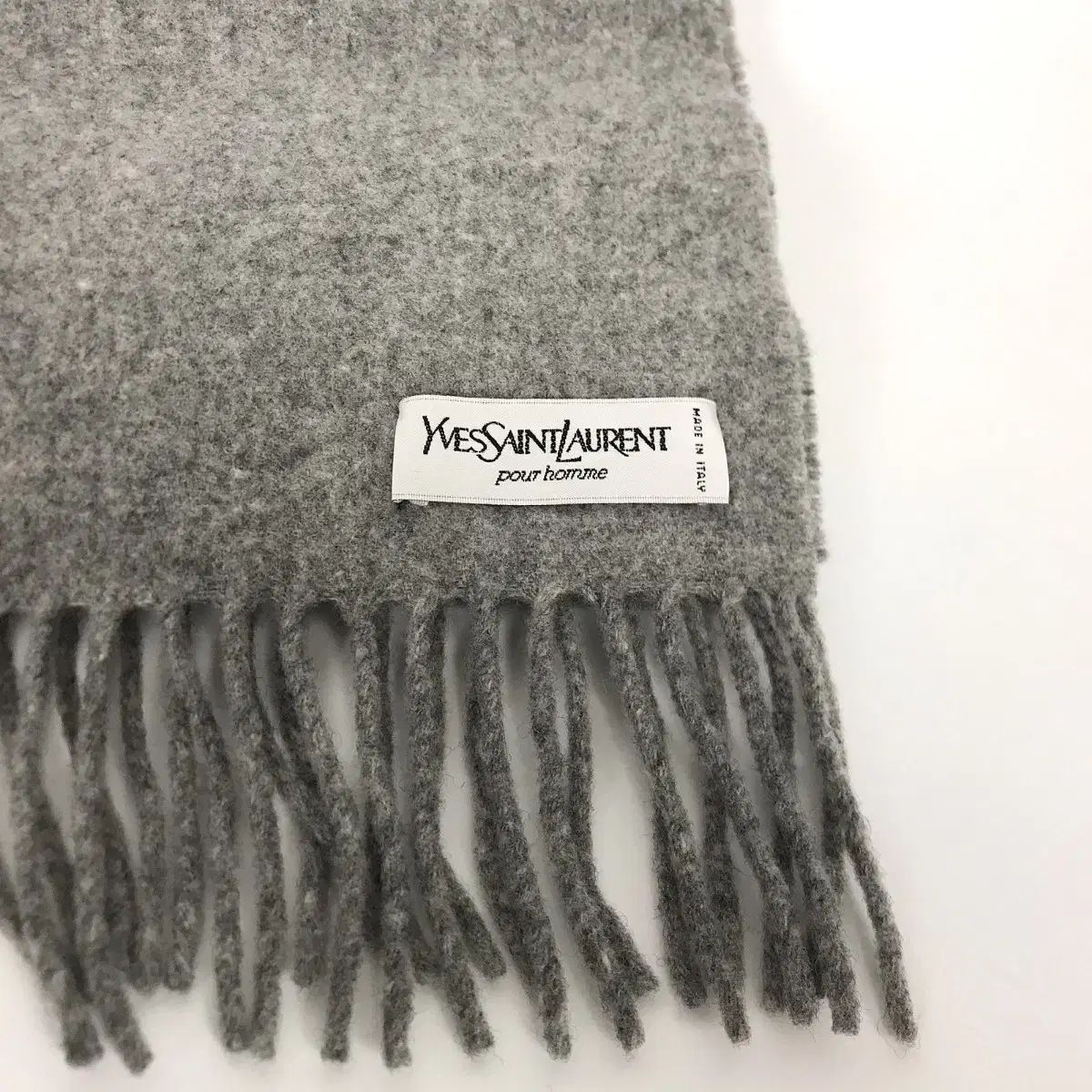 イヴ・サンローラン YSL ウール素材 マフラー - メルカリ