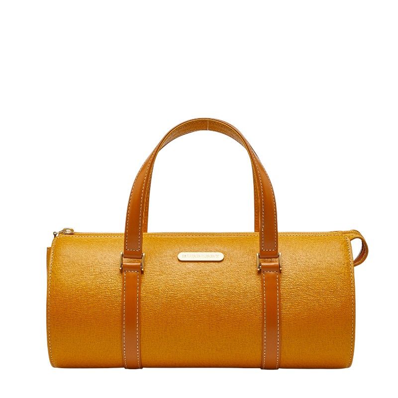 バーバリー ノバチェック シャドーホース イエロー レザー レディース