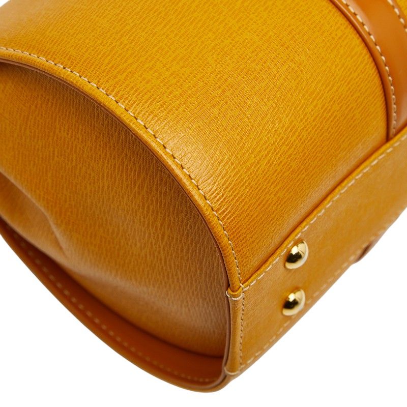 バーバリー ノバチェック シャドーホース イエロー レザー レディース