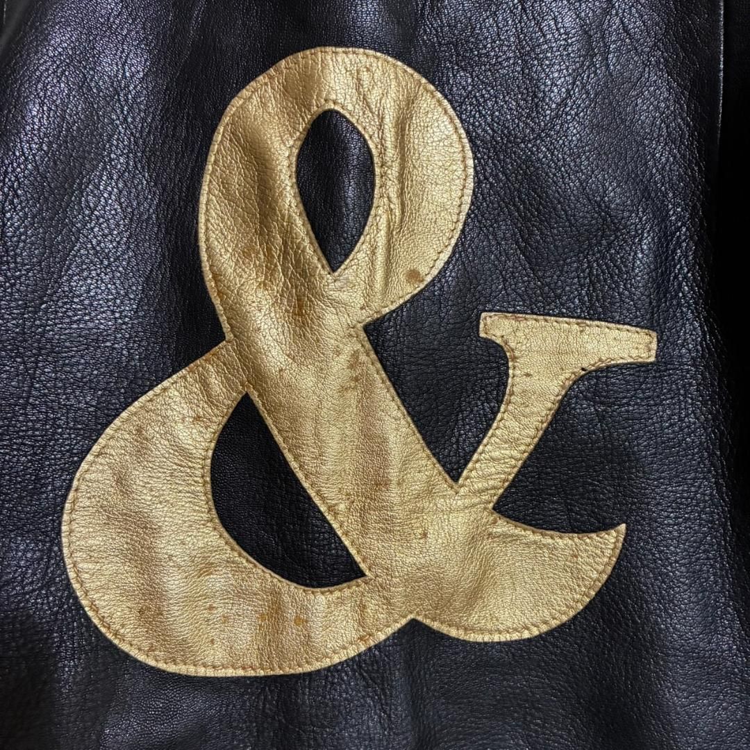 MOSCHINO モスキーノ 本革 レザースカート 黒 ブラック イタリア製