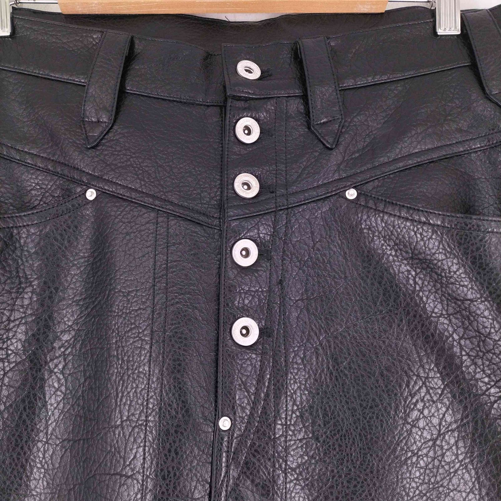 ユーズドフルギ USED古着 Ballsy BROTHERS Painter Faux Leather Baggy 