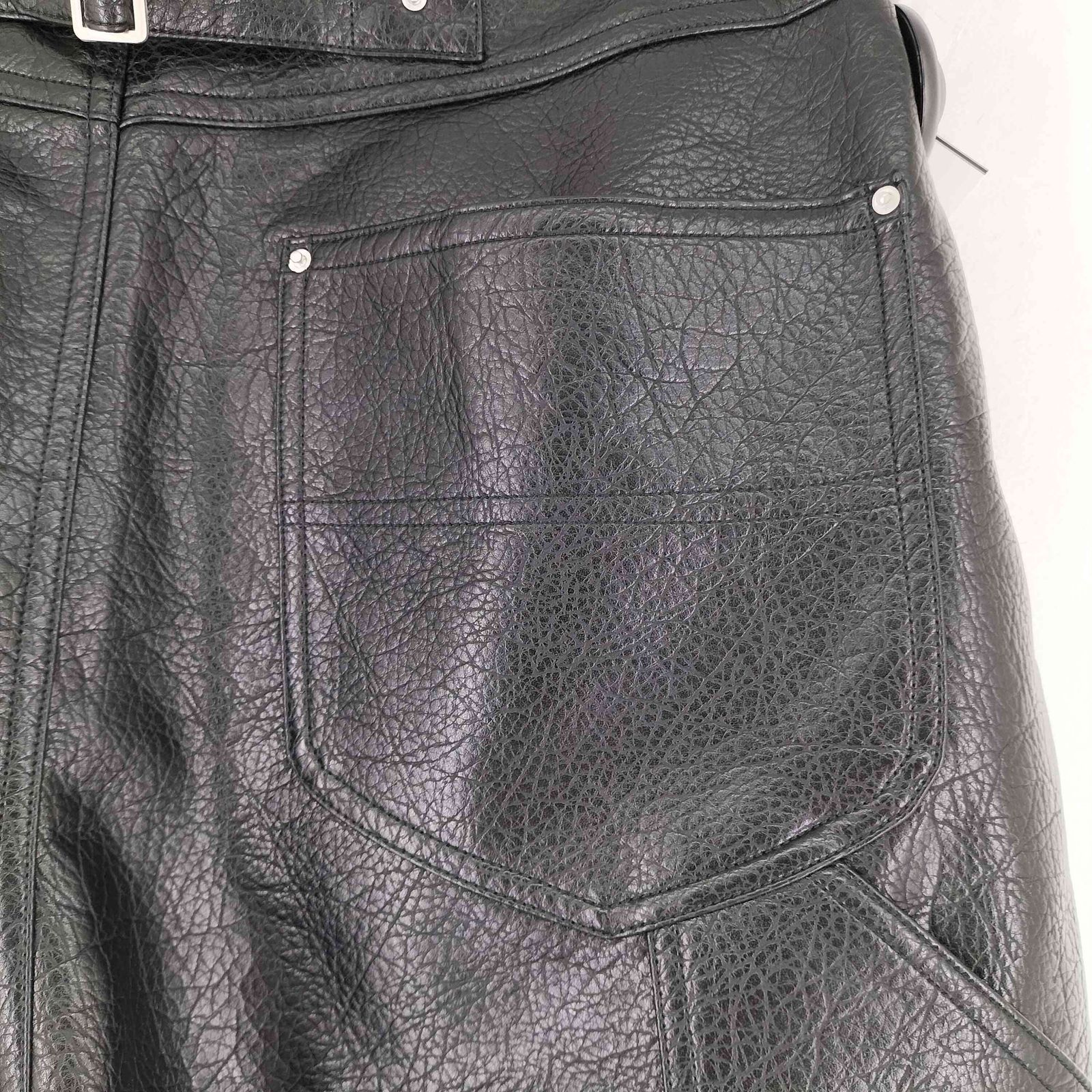 ユーズドフルギ USED古着 Ballsy BROTHERS Painter Faux Leather Baggy 