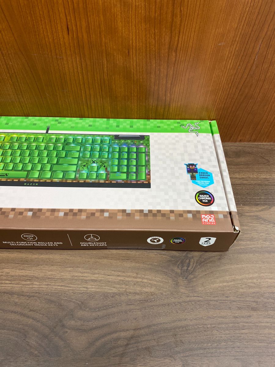 未使用品 Razer Minecraft コラボ ゲーミング キーボード マウス