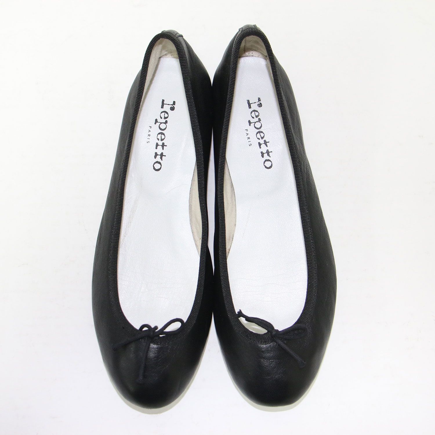 【新品未使用】レペット パンプス 39 ブラック Repetto レペット ブラック 黒 サイズ:39(24.7cm) | マットレザー