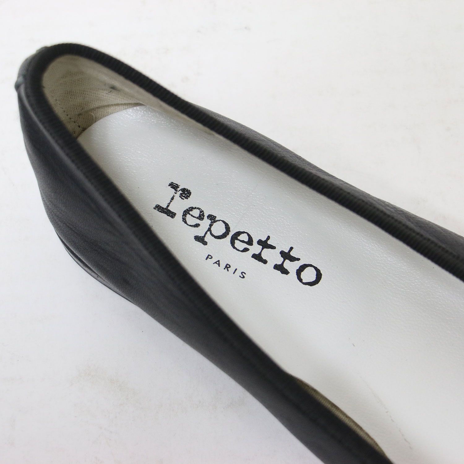 Repetto レペット ブラック 黒 サイズ:39(24.7cm) | マットレザー