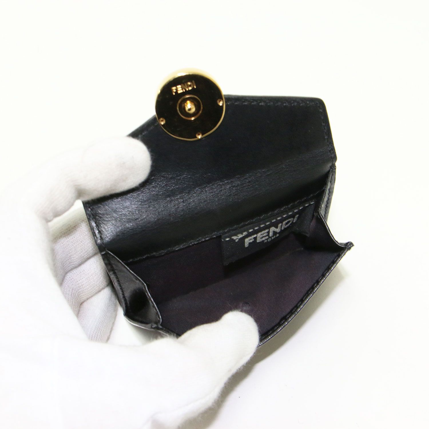 FENDI フェンディ | エフイズ 三つ折り財布 / 短財布 | ロゴ