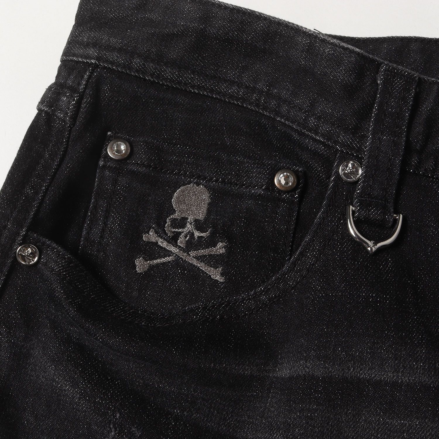 美品】mastermind JAPAN マスターマインドジャパン パンツ ブラック 黒