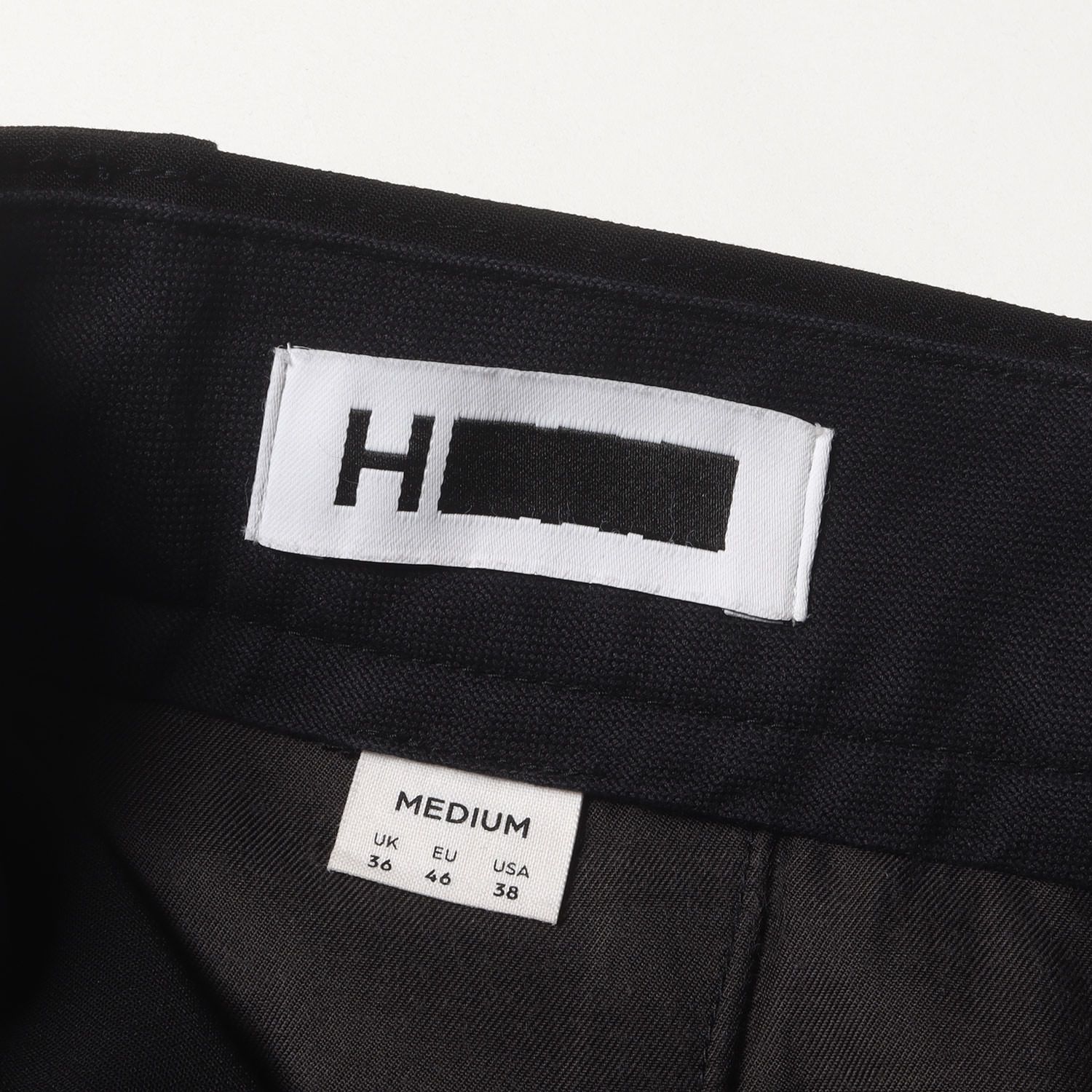 H BEAUTY&YOUTH エイチ ビューティアンドユース パンツ ブラック 黒 