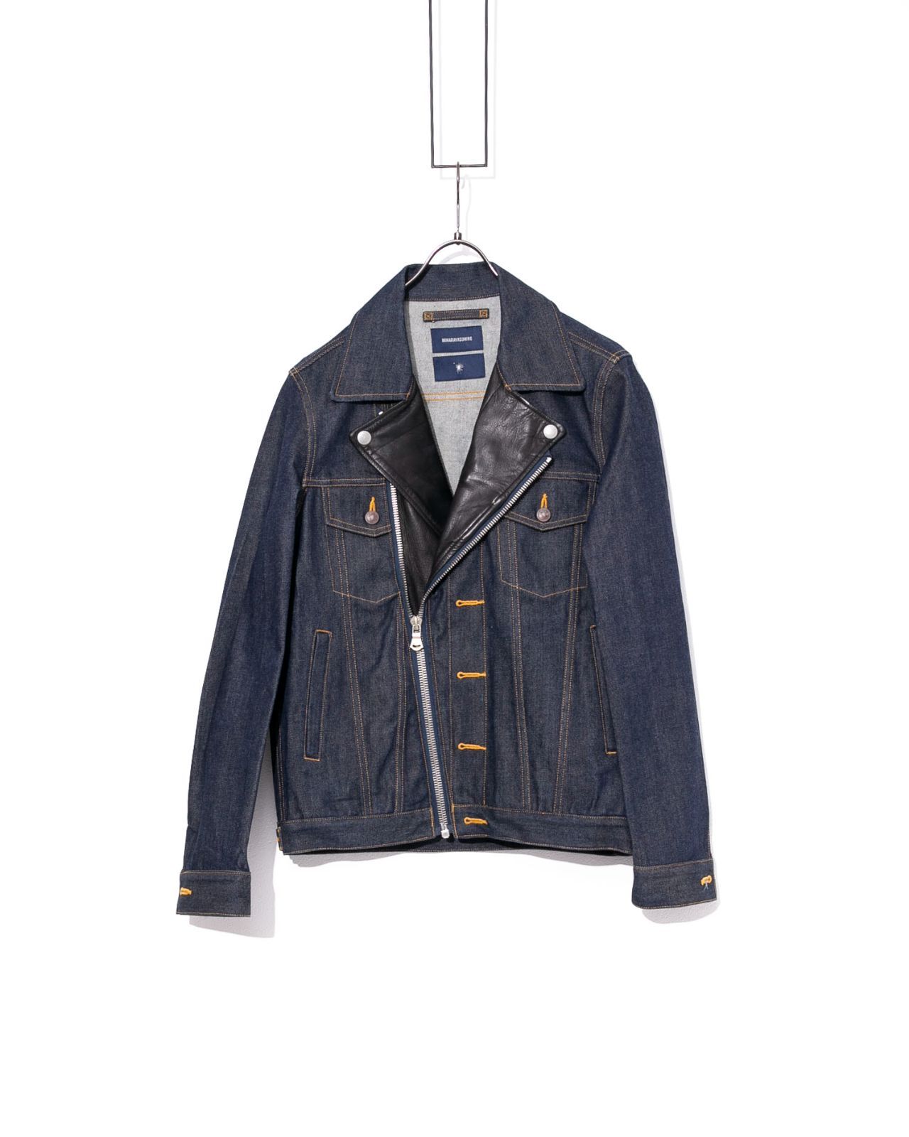 【新品タグ付き】ミハラヤスヒロ　ライダースジャケット　綿　ベージュ Maison MIHARA YASUHIRO ONLINE STORE（メゾンミハラヤスヒロ