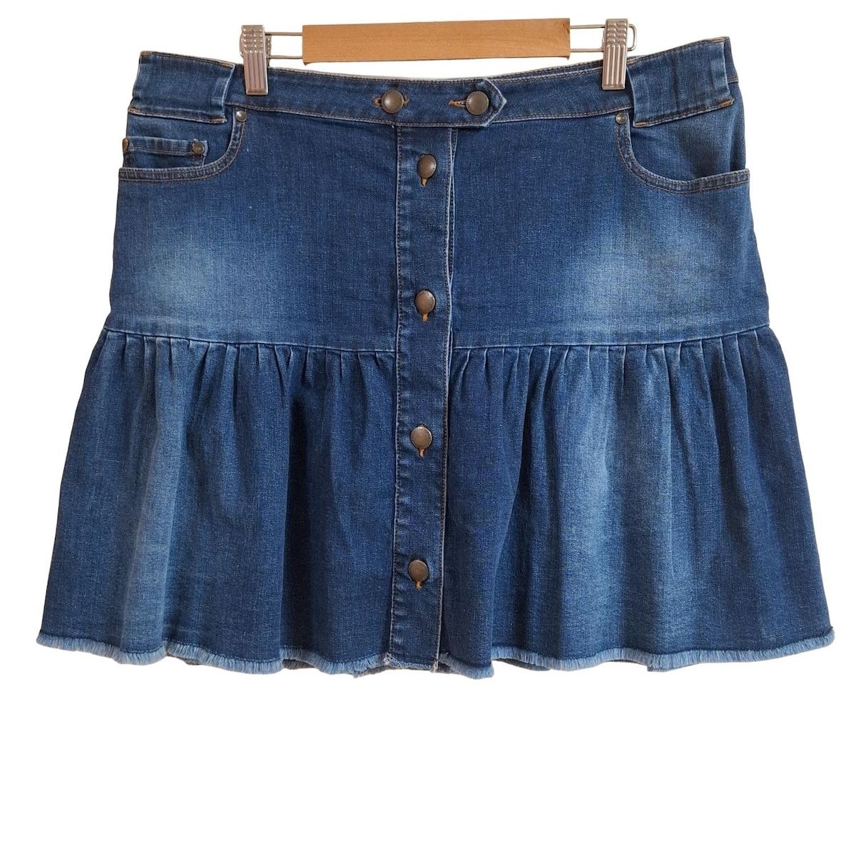 RED VALENTINO デニム フレアスカート 38 RED VALENTINO フレアスカート サイズ38 - メルカリ