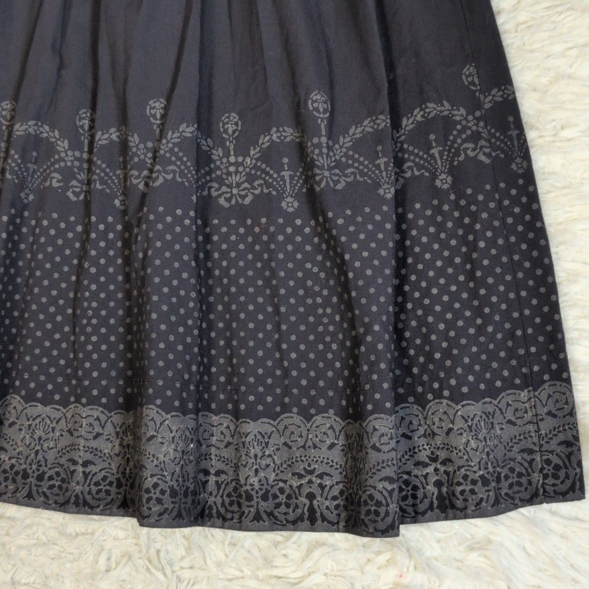 希少✨Haat ISSEY MIYAKE ハートイッセイミヤケ 刺繍風プリント