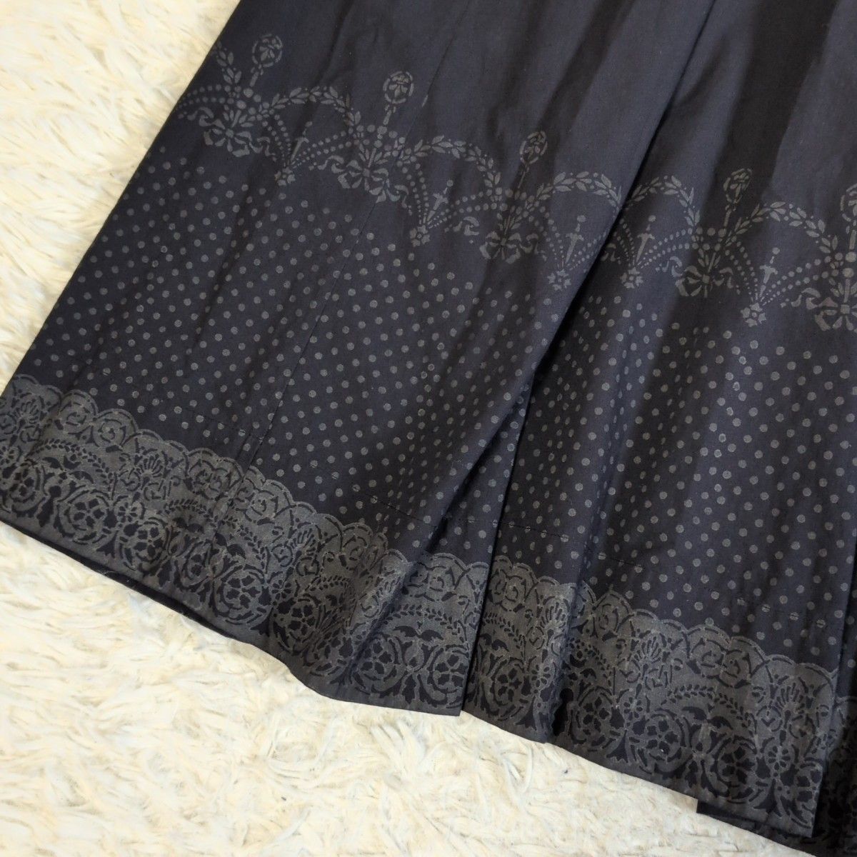 希少✨Haat ISSEY MIYAKE ハートイッセイミヤケ 刺繍風プリント