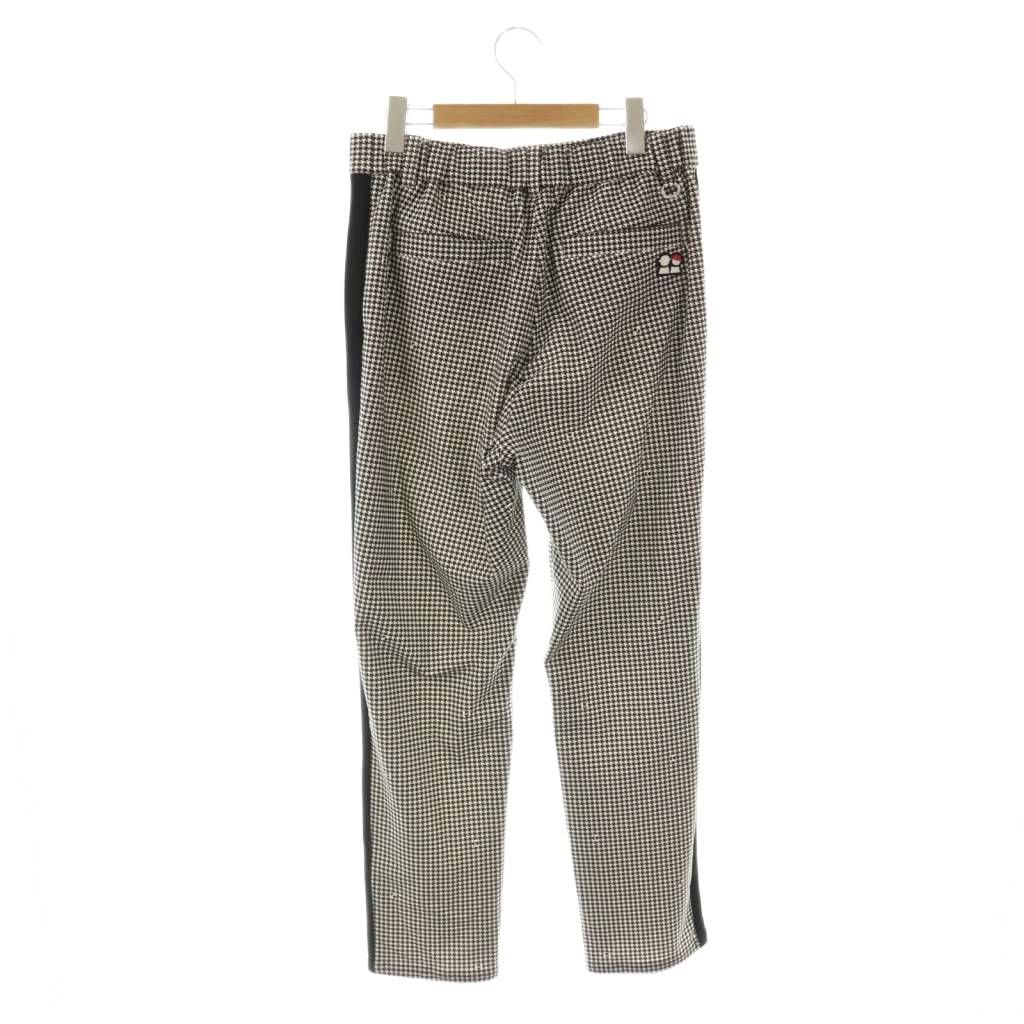 ピッコーネ クラブ PICONE CLUB テーパードパンツ 42 黒 ブラック 白