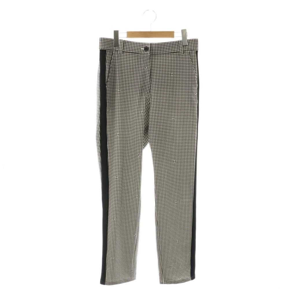 ピッコーネ クラブ PICONE CLUB テーパードパンツ 42 黒 ブラック 白