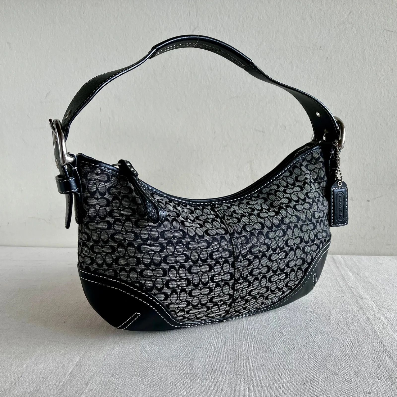 COACH Y2K Vintage Soho Signature Mini Small Hobo Shoulder Bag