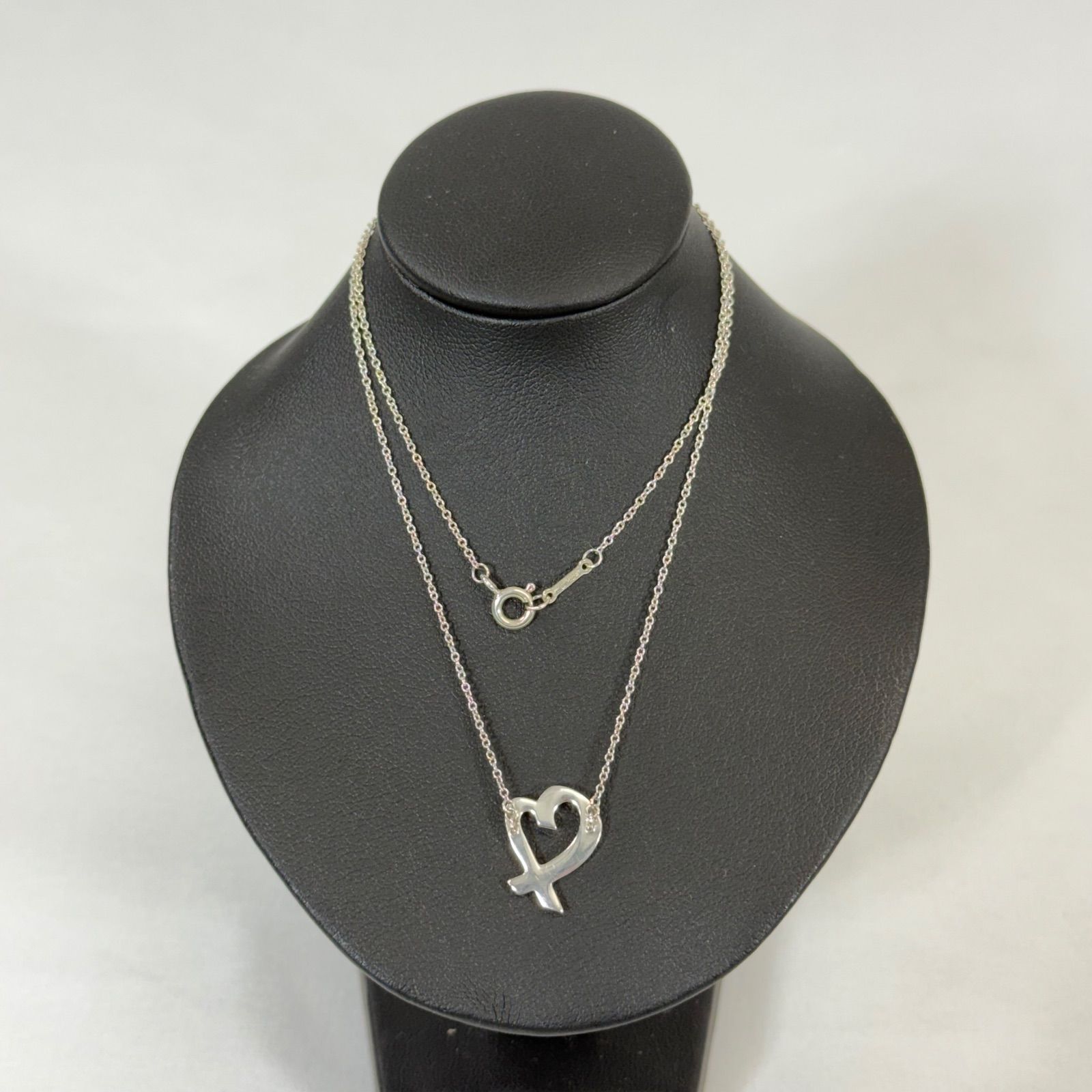 ティファニー ラブレター ネックレス ダイヤ入り SV925 社外チェーン ティファニー ラブレター ネックレス ダイヤ入り SV925 社外チェーン