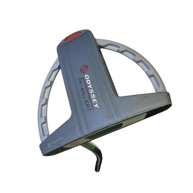 中古】 オデッセイ WHITE STEEL TRI-BALL SRT 34インチ パター PT