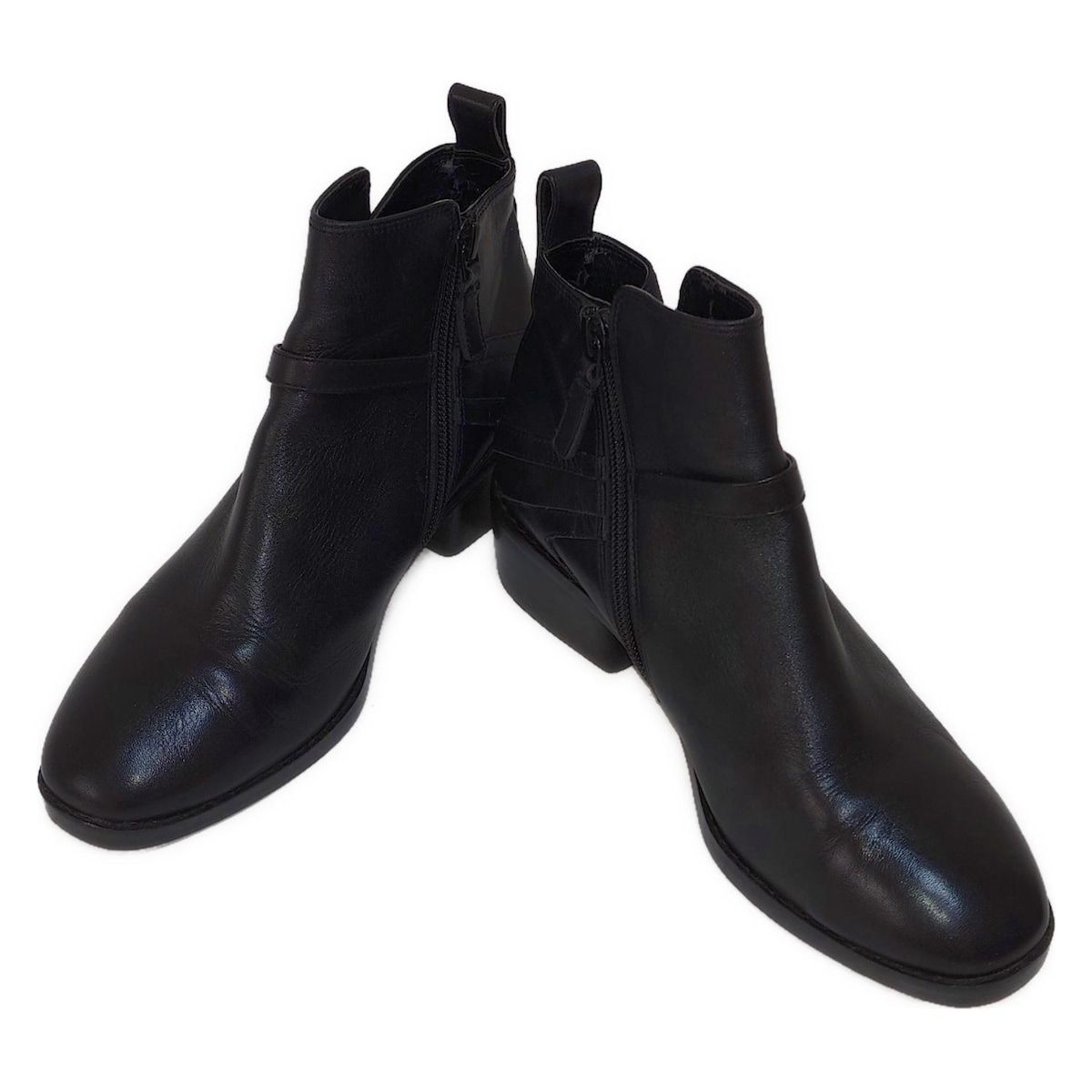 COLEHAAN コールハーン　ペコスブーツ　ショートブーツ　本革　黒 COLEHAAN コールハーン ペコスブーツ ショートブーツ 本革 黒 COLEHAAN