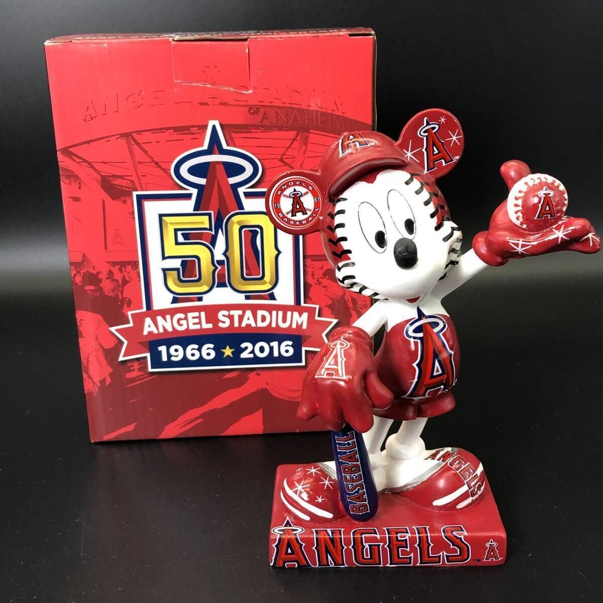 50周年メモリアル　ミッキーマウス × エンゼルス限定 コラボフィギア エンゼルスタジアム 】 ミッキーマウス × エンゼルス限定 50周年