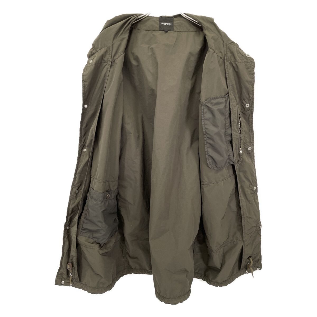 ASPESI アスペジ ﾌﾞﾗｳﾝ F973 ﾅｲﾛﾝ M-51 ﾓｯｽﾞｺｰﾄ XS - メルカリ