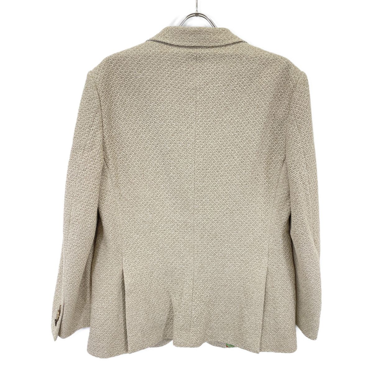 ETRO エトロ ﾍﾞｰｼﾞｭ 201-1187Q-1316 ｺｯﾄﾝ ﾌﾗﾜｰ裏地 ﾃｰﾗｰﾄﾞｼﾞｬｹｯﾄ 50